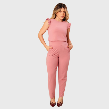 Women's High Waist Slim Straight Leg Scrub Pants