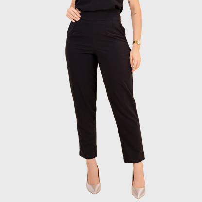 Women's High Waist Slim Straight Leg Scrub Pants