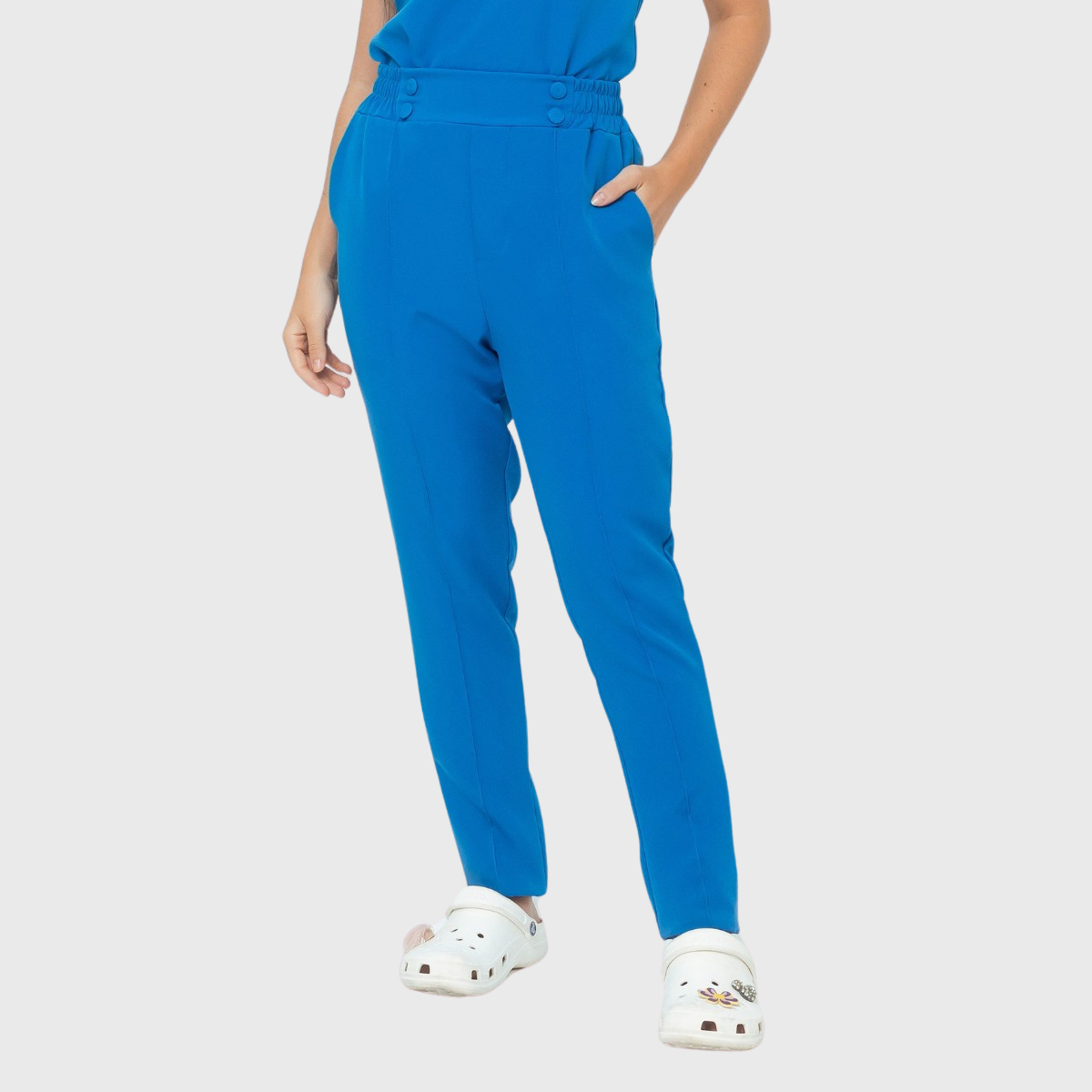 Women's Straight Leg Elastic Waistband Scrub Pants™