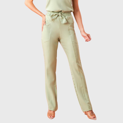Women's Elastic Waistband Tie Scrub Pants™