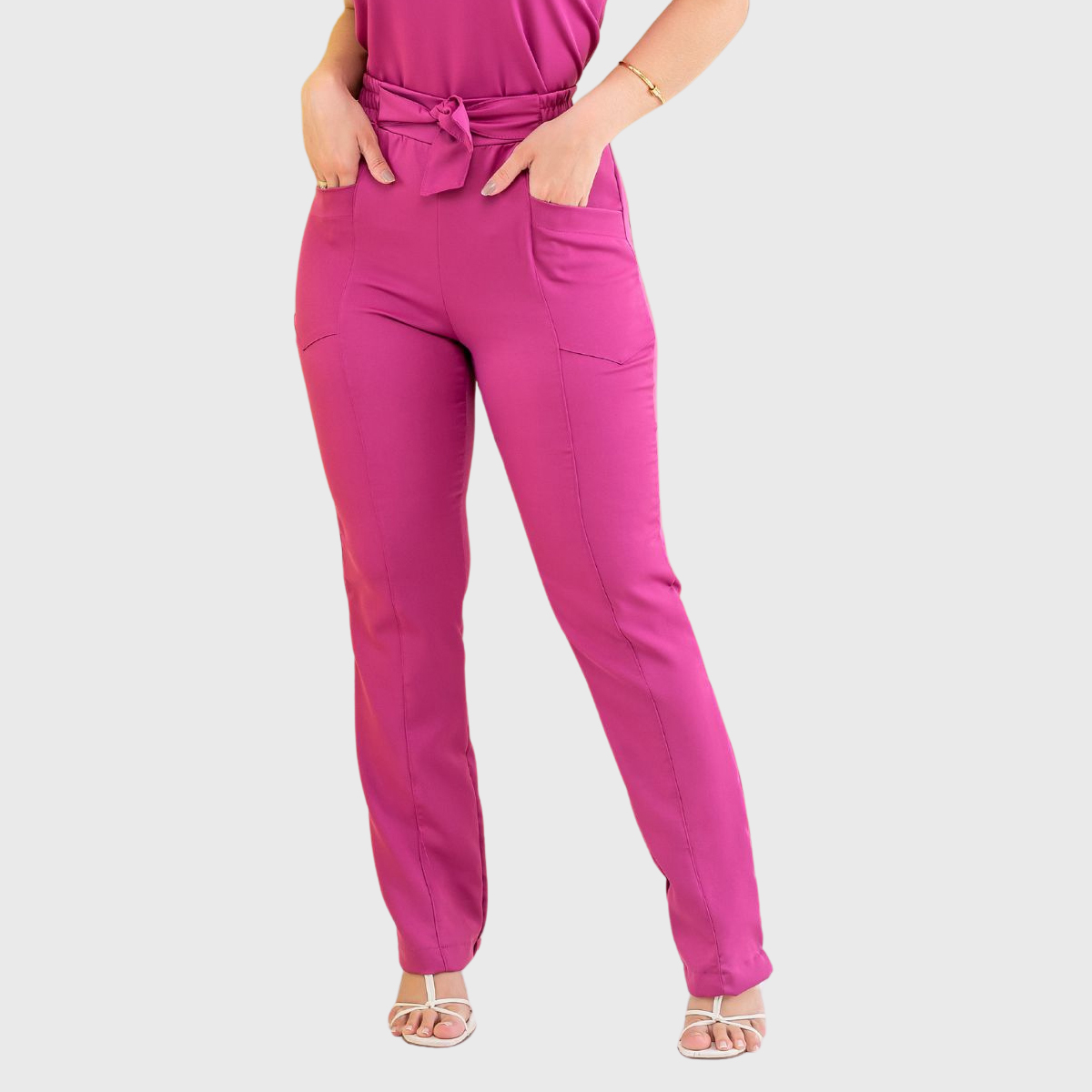 Women's Elastic Waistband Tie Scrub Pants™