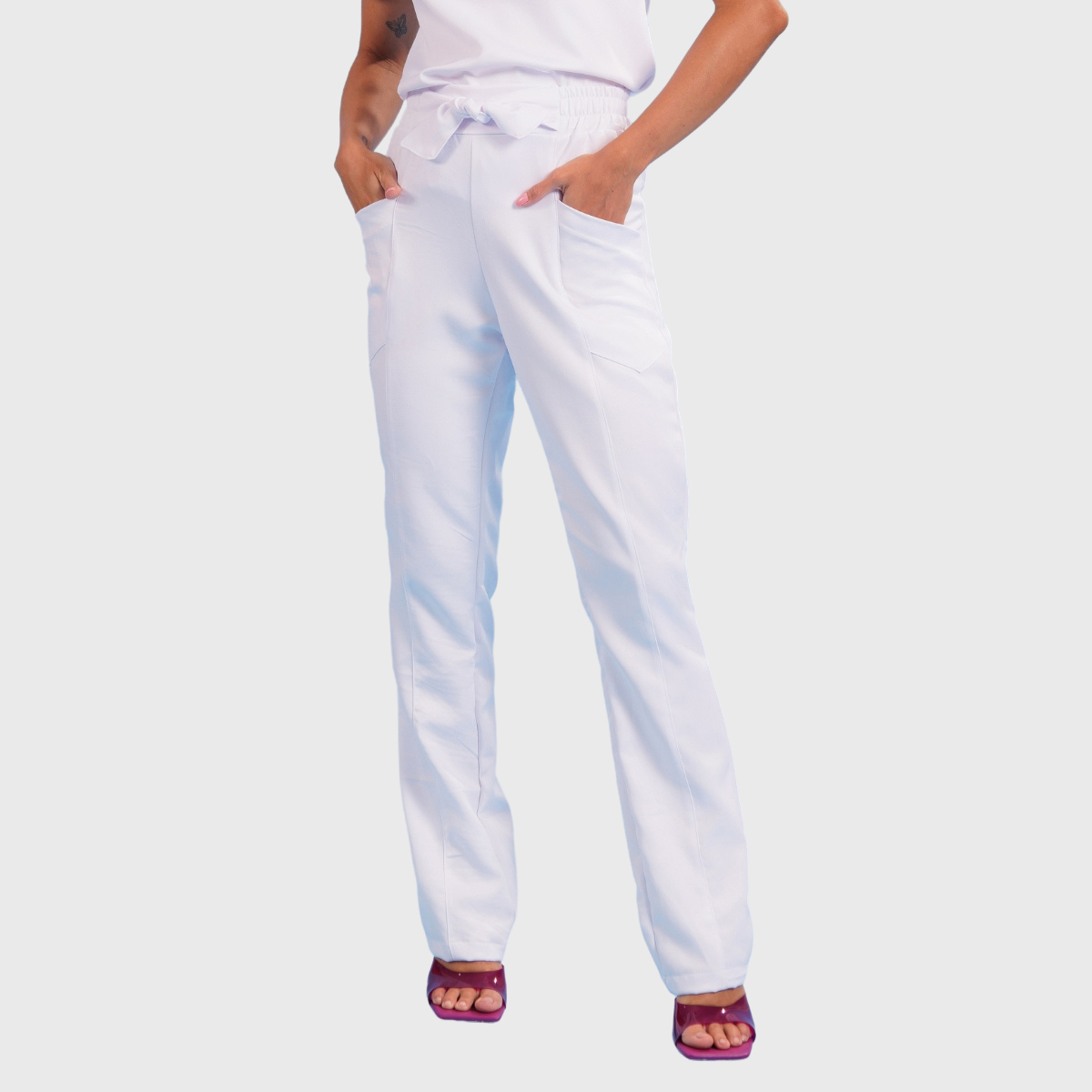 Women's Elastic Waistband Tie Scrub Pants™