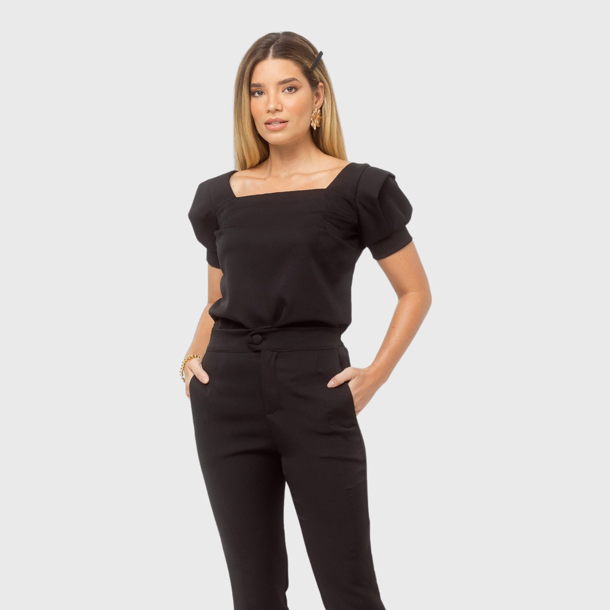 Women's Square Neck Slim Fit Scrub Top™
