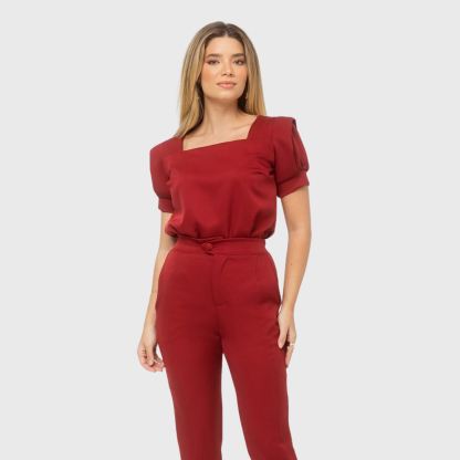 Women's Square Neck Slim Fit Scrub Top™
