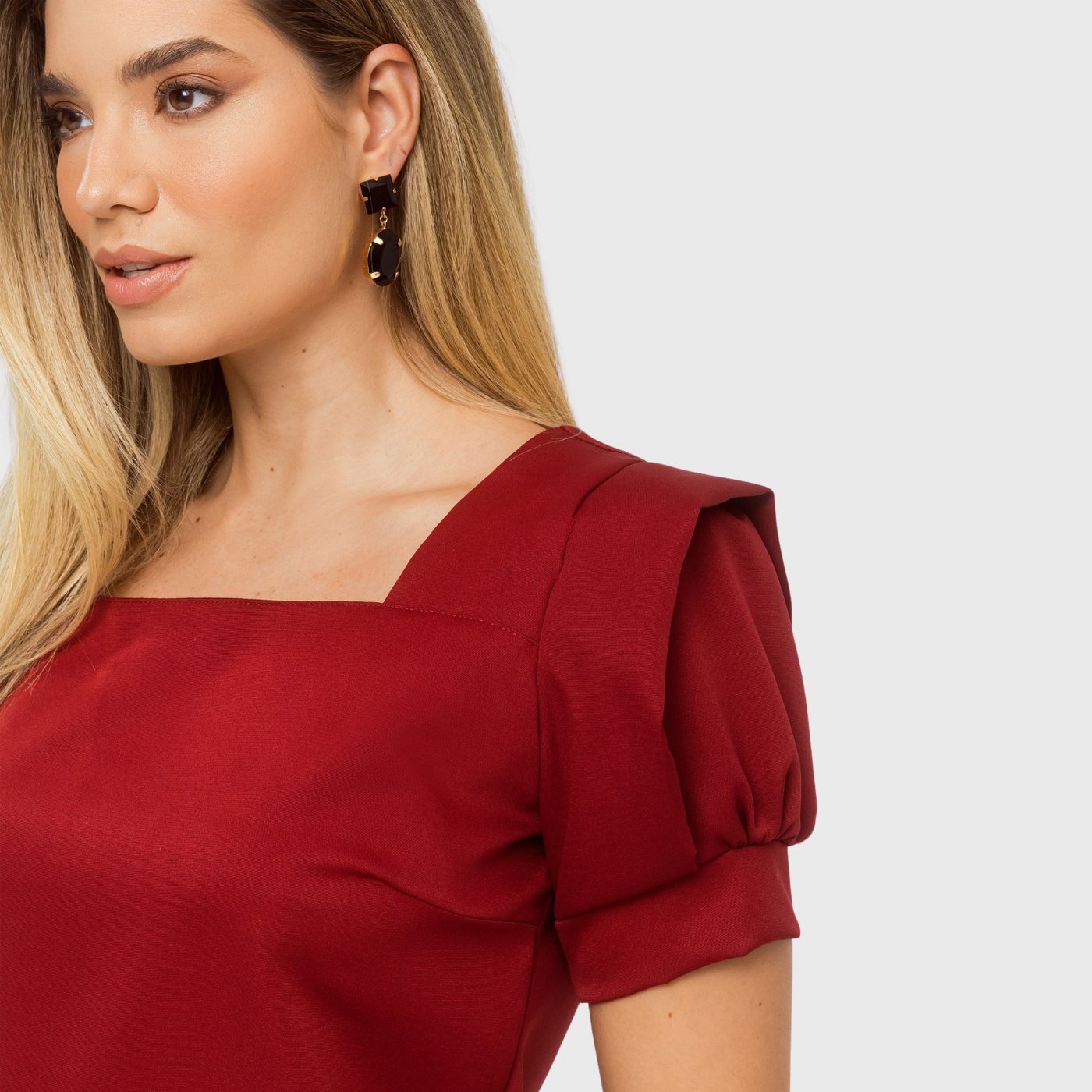 Women's Square Neck Slim Fit Scrub Top™