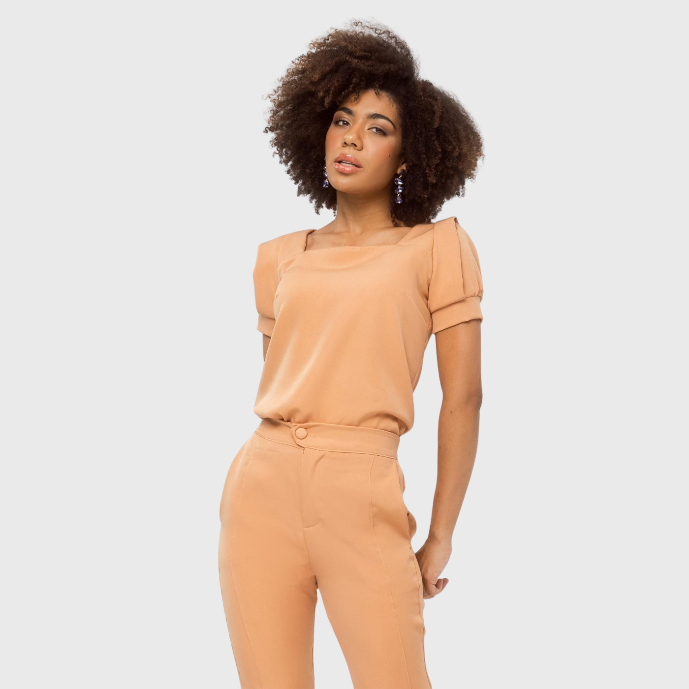 Women's Square Neck Slim Fit Scrub Top™