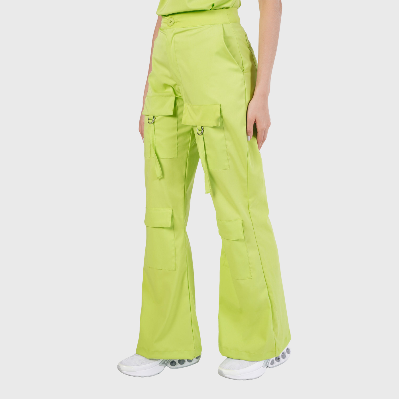 Clara Women's Fashion 6 Pockets Flare Leg Nurse Scrub Pants
