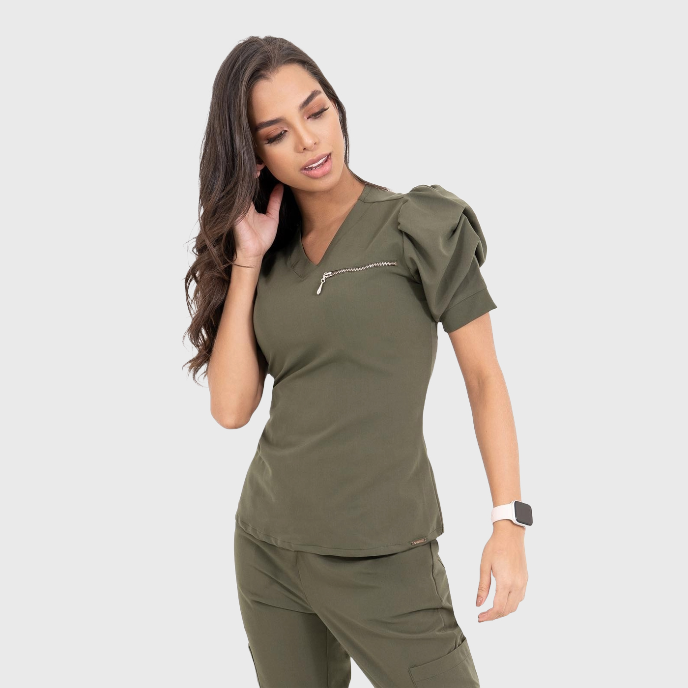 Women's V-neck One Upper Left Pocket Scrub Top™