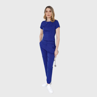 Women's Six Pockets Adjustable Waist Scrub Pants™