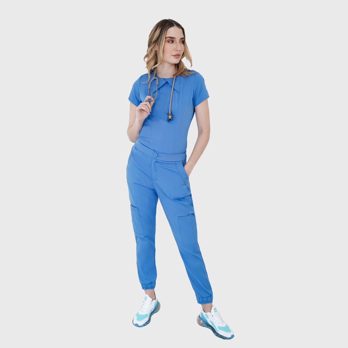Women's Six Pockets Adjustable Waist Scrub Pants™