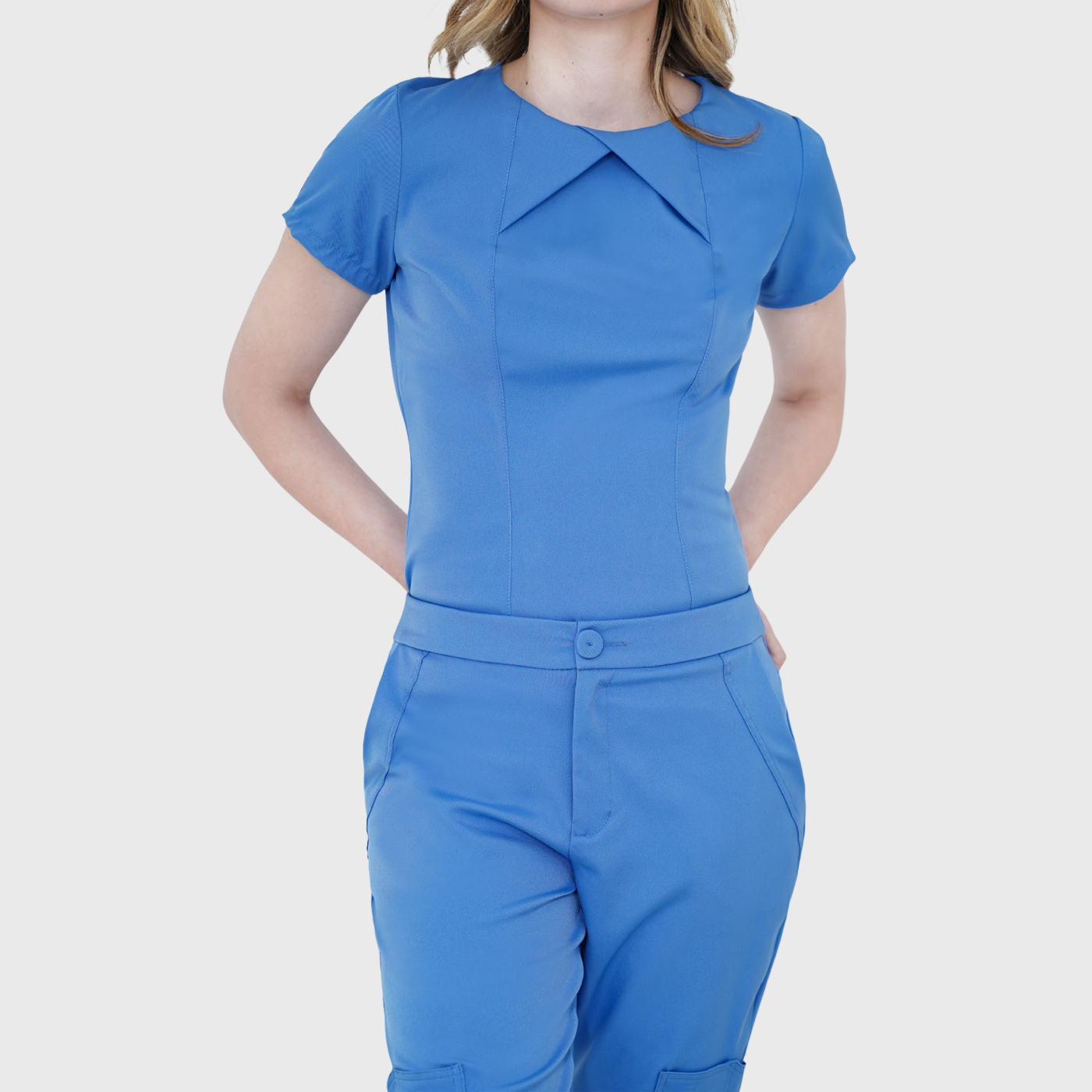 Women's Crew Neck Bow Scrub Top™