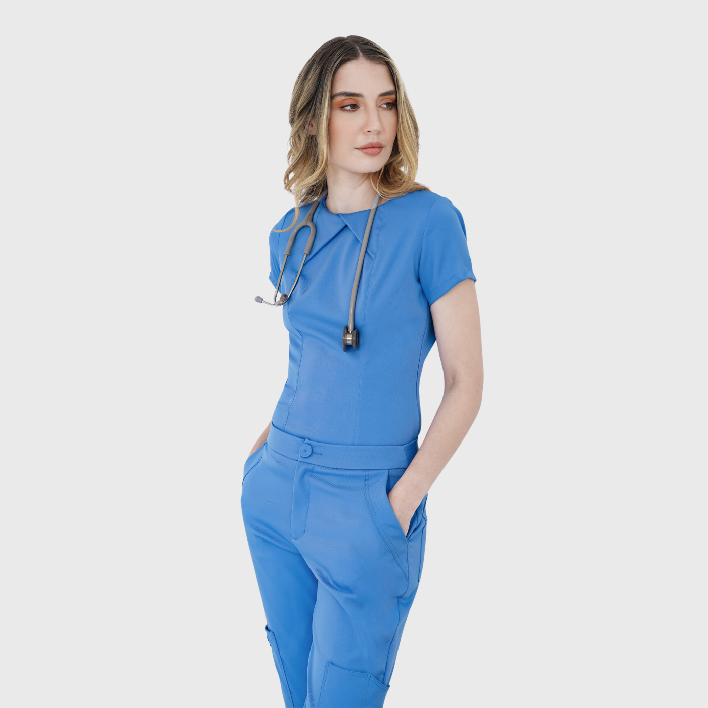 Women's Crew Neck Bow Scrub Top™