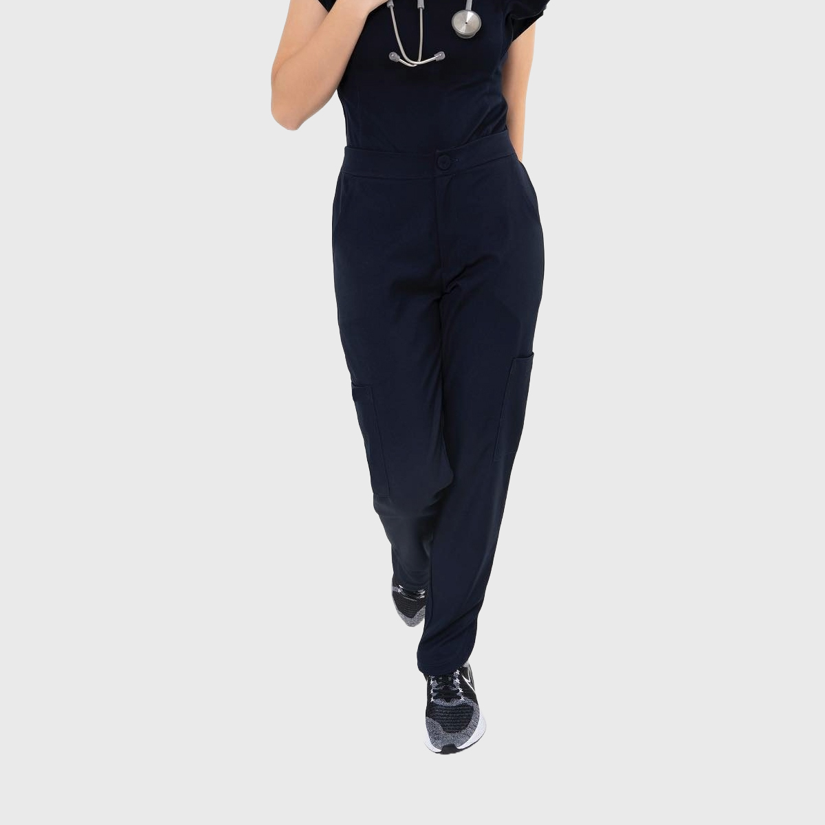Women's Six Pockets Slit Hem Scrub Pants™