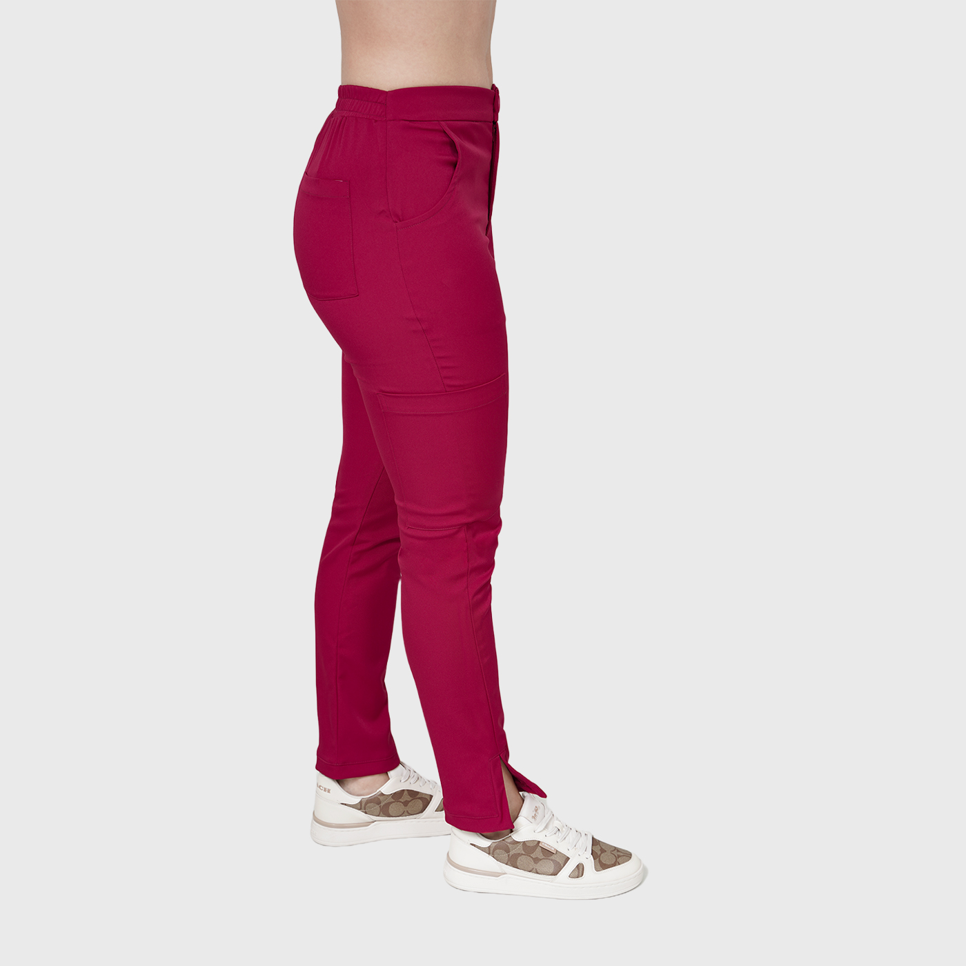 Women's Six Pockets Slit Hem Scrub Pants™