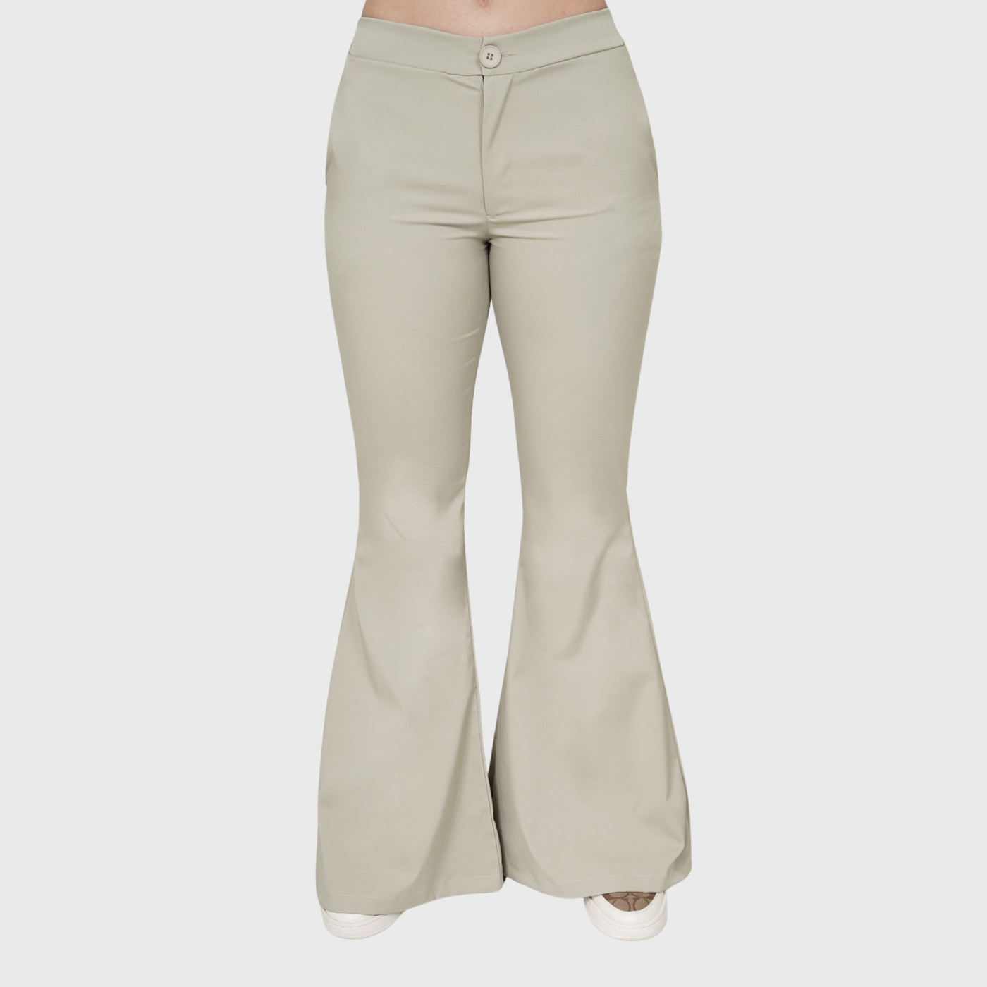 Clara Women's Slim Fit Flare Leg Scrub Pants with 4 Pockets