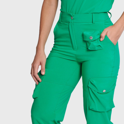 Women's 7 Pockets Scrub Pants