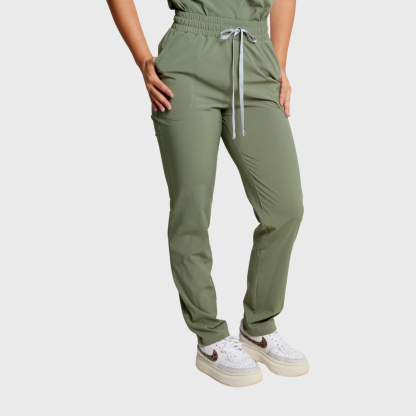 Women's Elastic Waist Cuffed Scrub Pants™
