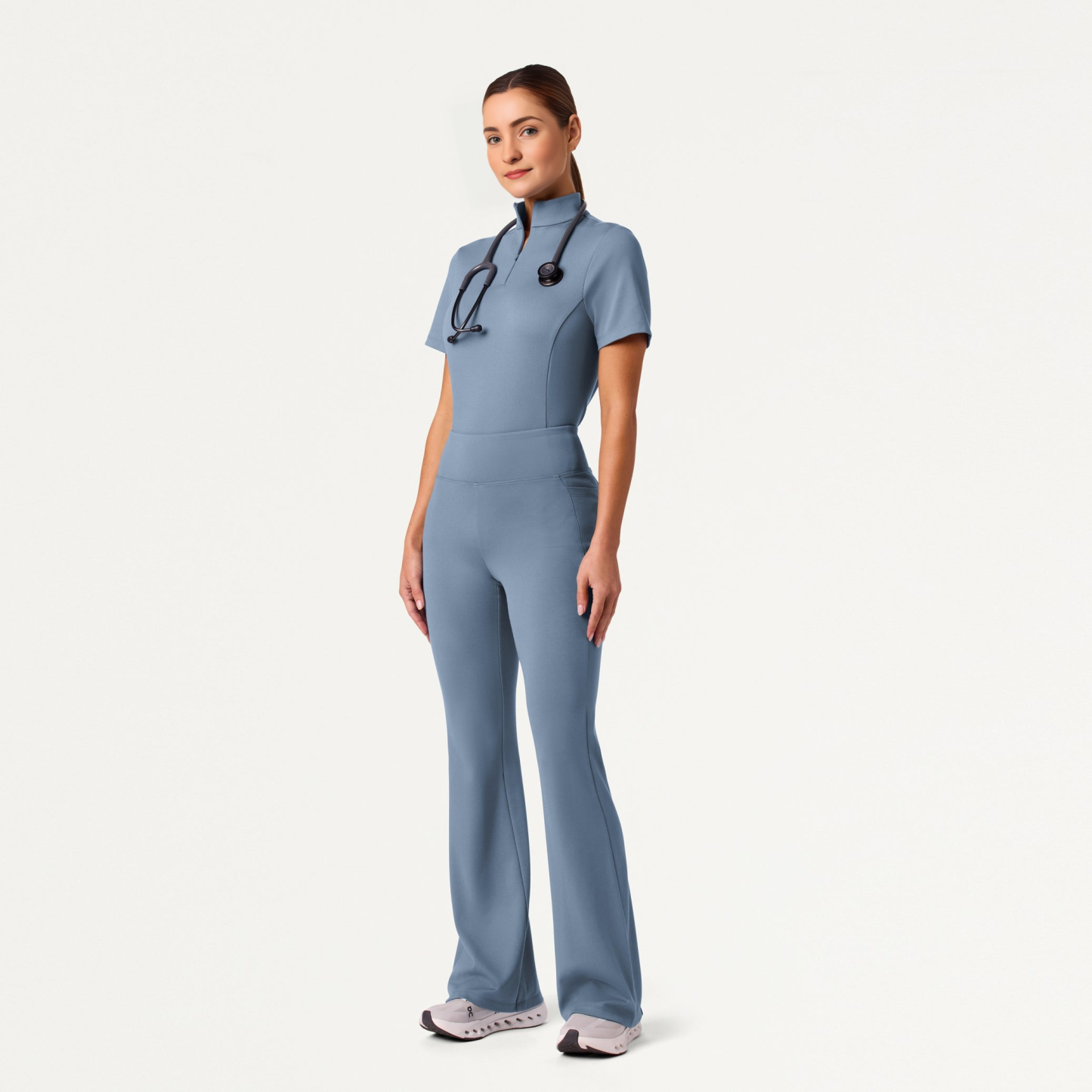 Women’s Slim Fit Flare Leg Scrub Pants