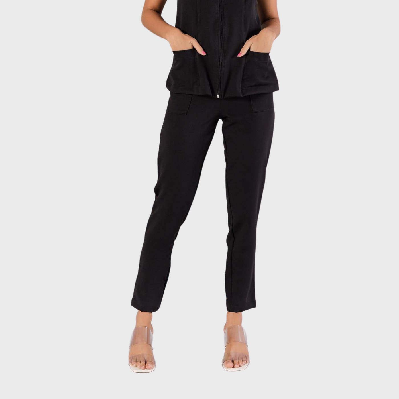 Women's Fashion Straight Leg Slim Fit Scrub Pants