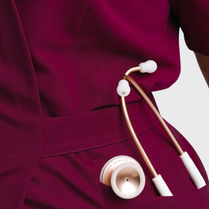 Women's Stylish Waist Adjustable Scrub Top