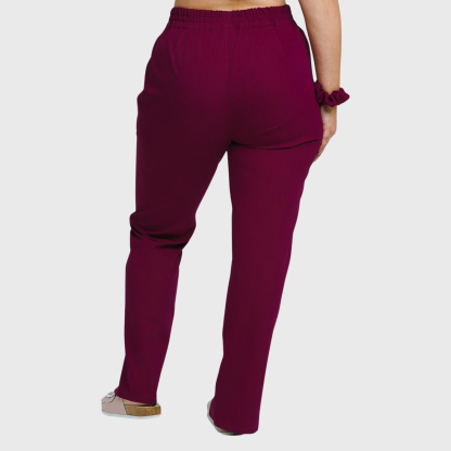 Women's Comfortable High Waist Split Scrub Pants