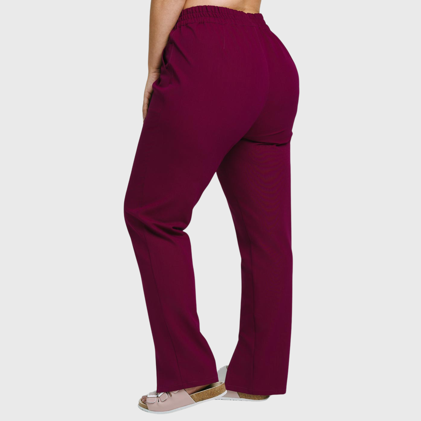 Women's Comfortable High Waist Split Scrub Pants