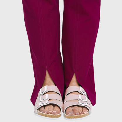 Women's Comfortable High Waist Split Scrub Pants