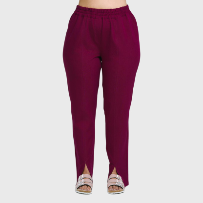 Women's Comfortable High Waist Split Scrub Pants