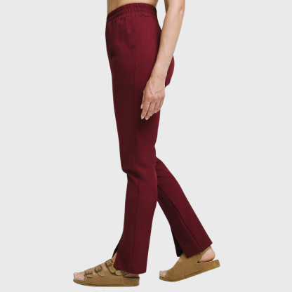 Women's Comfortable High Waist Split Scrub Pants