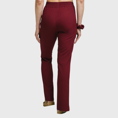 Women's Comfortable High Waist Split Scrub Pants
