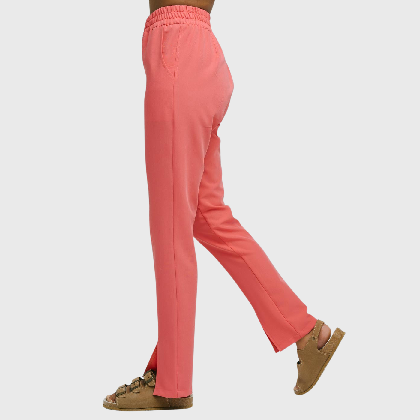 Women's Comfortable High Waist Split Scrub Pants