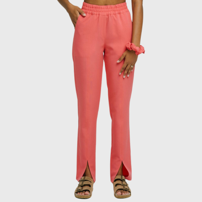 Women's Comfortable High Waist Split Scrub Pants