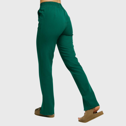 Women's Comfortable High Waist Split Scrub Pants
