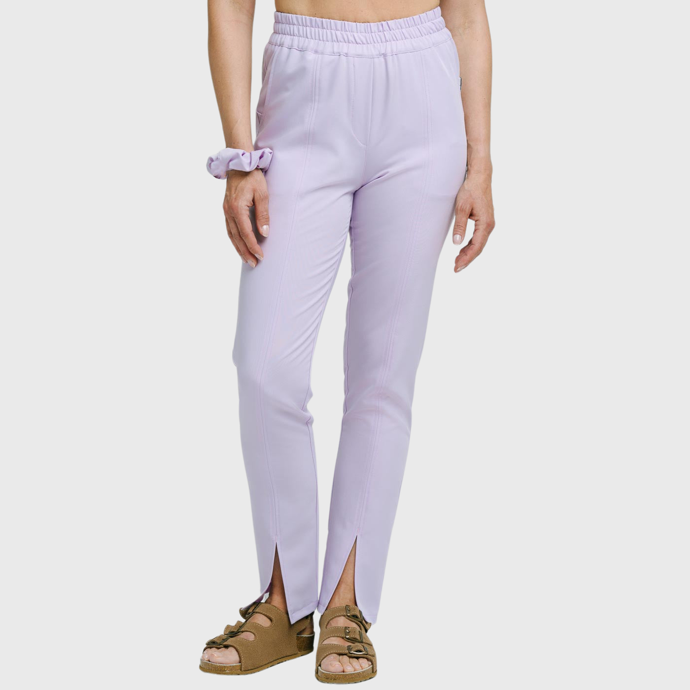 Women's Comfortable High Waist Split Scrub Pants