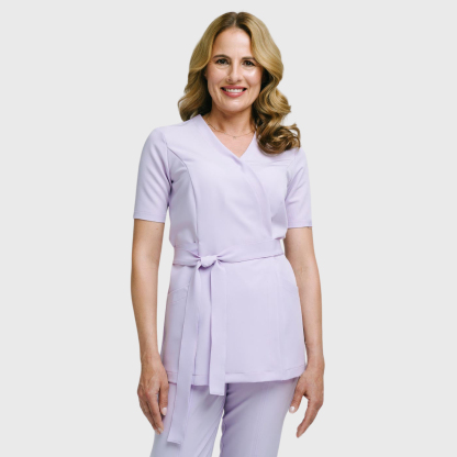 Women's Stylish Waist Adjustable Scrub Top
