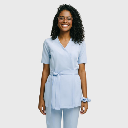 Women's Stylish Waist Adjustable Scrub Top
