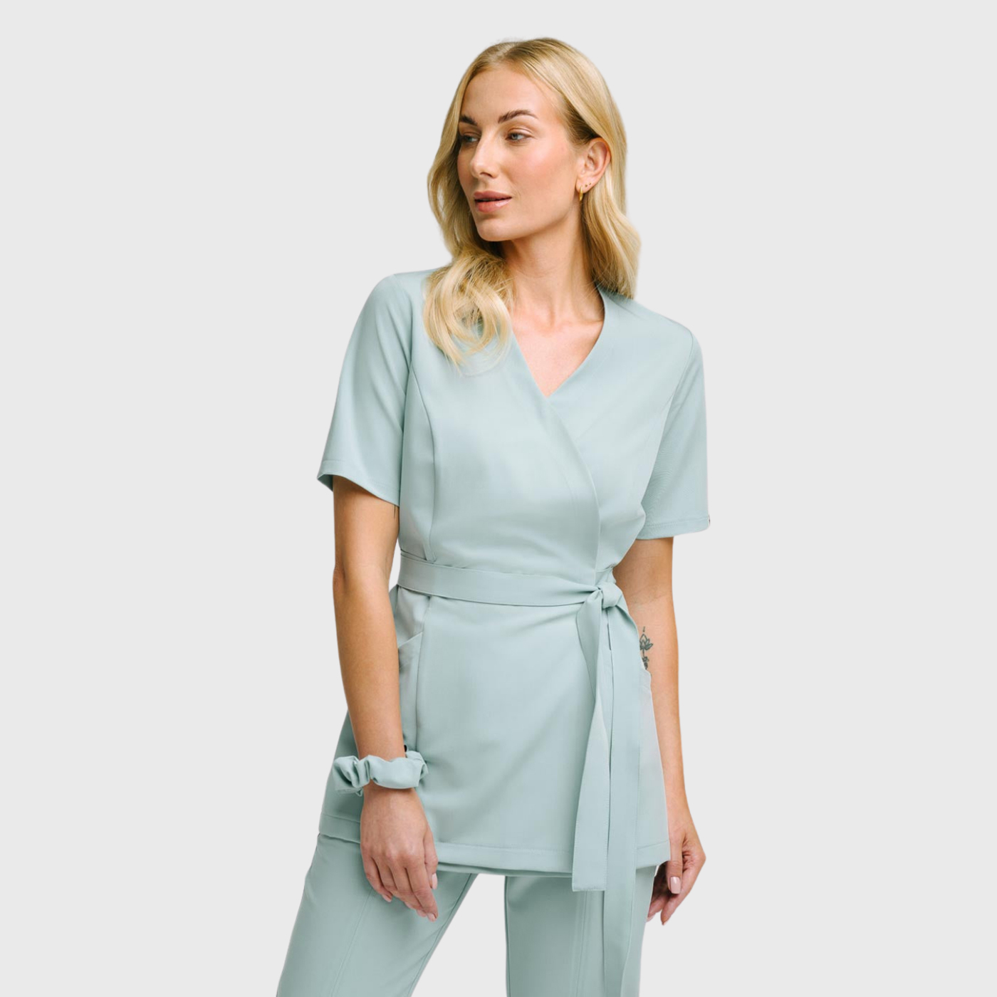 Women's Stylish Waist Adjustable Scrub Top