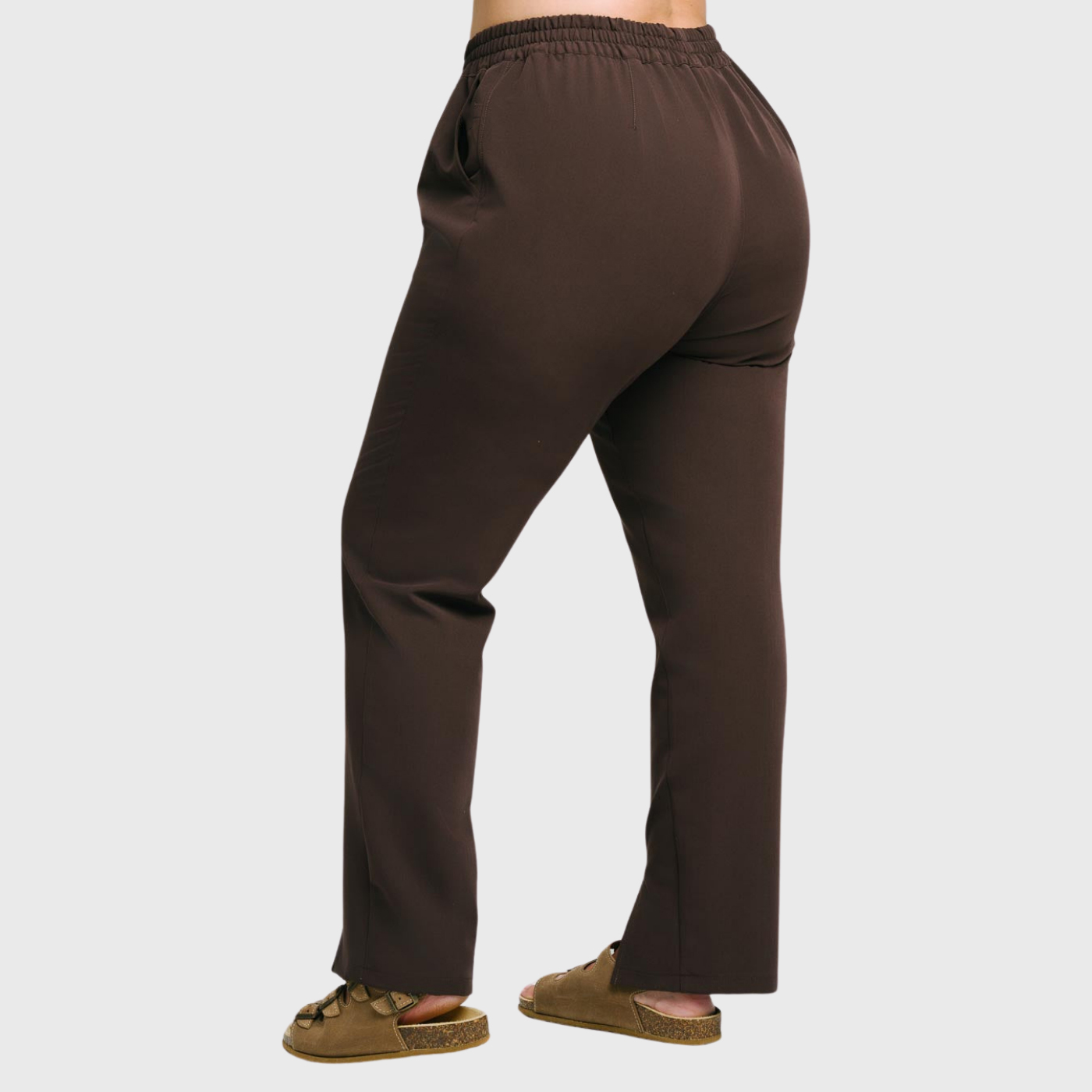 Women's Comfortable High Waist Split Scrub Pants