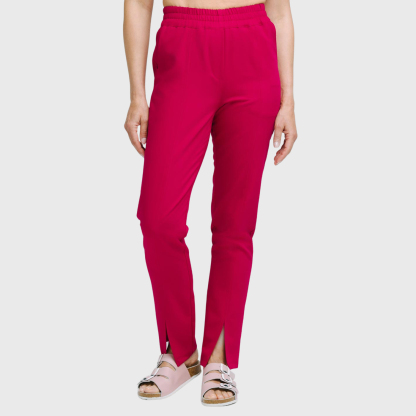 Women's Comfortable High Waist Split Scrub Pants