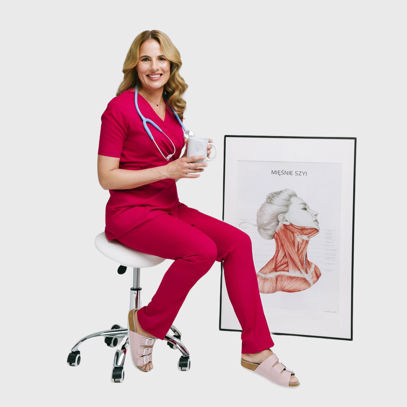Women's Stylish Waist Adjustable Scrub Top