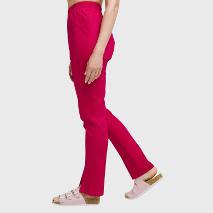 Women's Comfortable High Waist Split Scrub Pants
