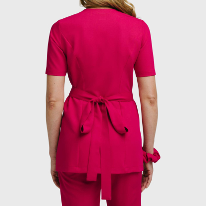 Women's Stylish Waist Adjustable Scrub Top