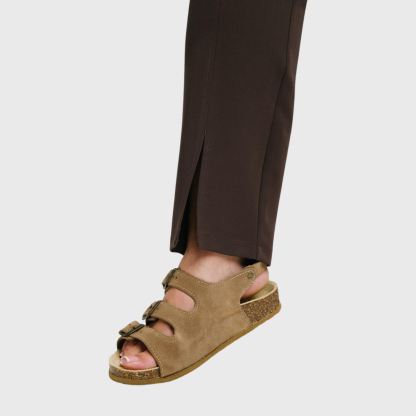 Women's Comfortable High Waist Split Scrub Pants