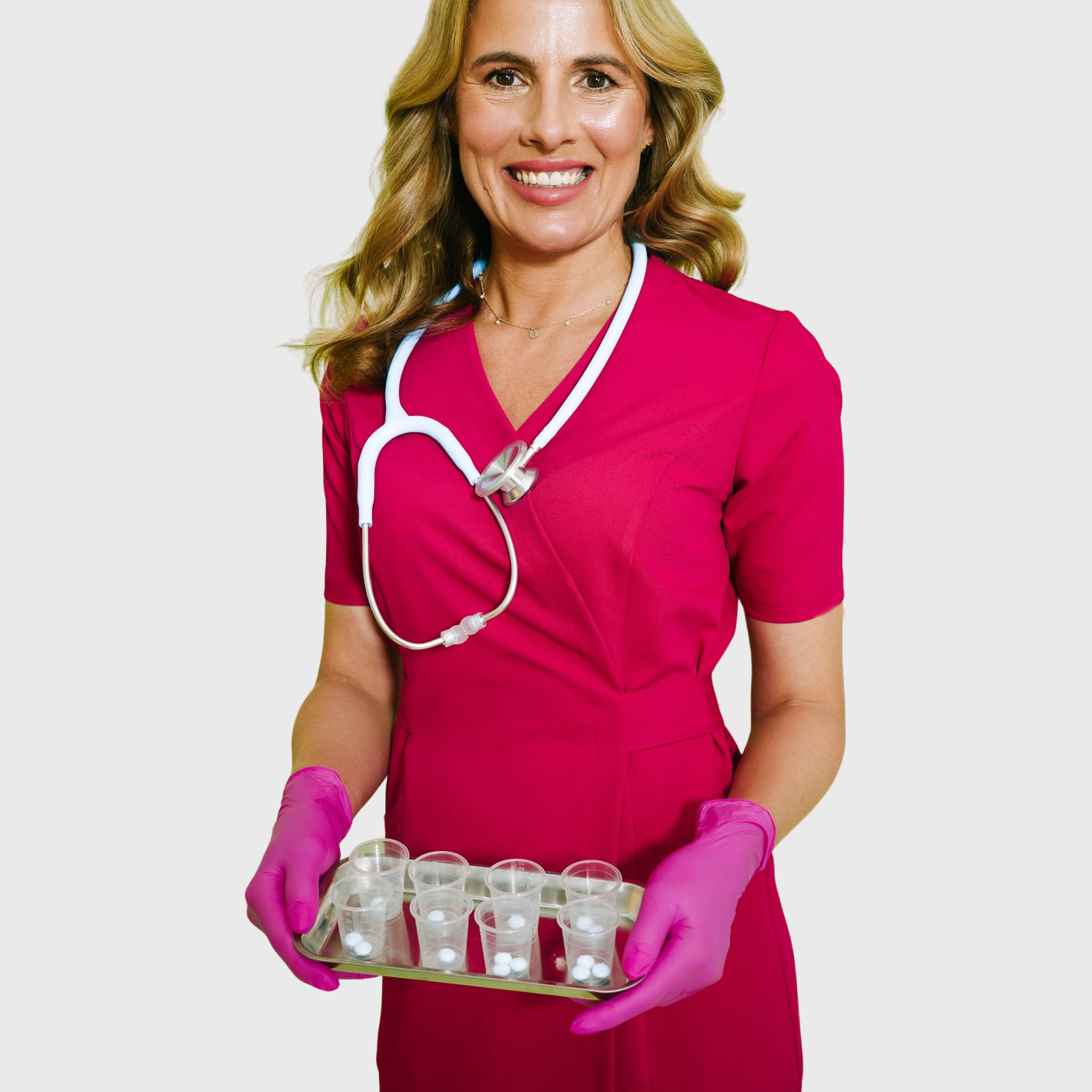 Women's Stylish Waist Adjustable Scrub Top