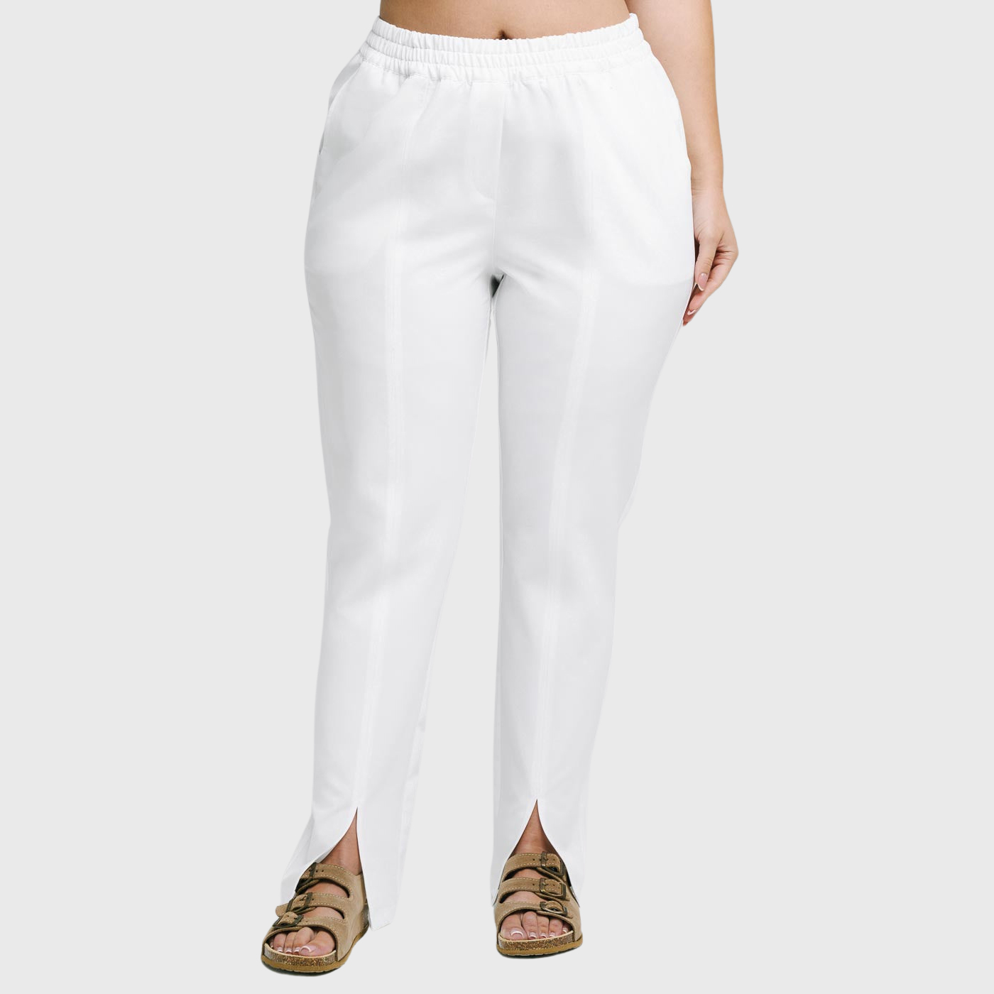 Women's Comfortable High Waist Split Scrub Pants