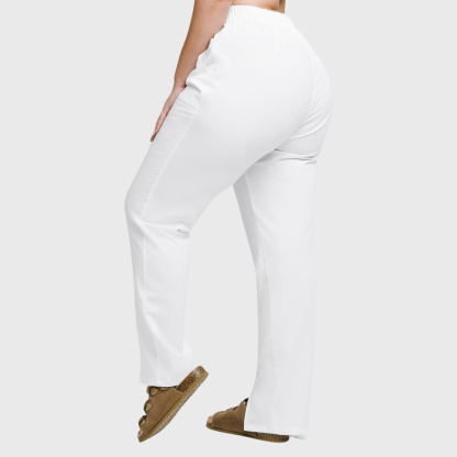 Women's Comfortable High Waist Split Scrub Pants