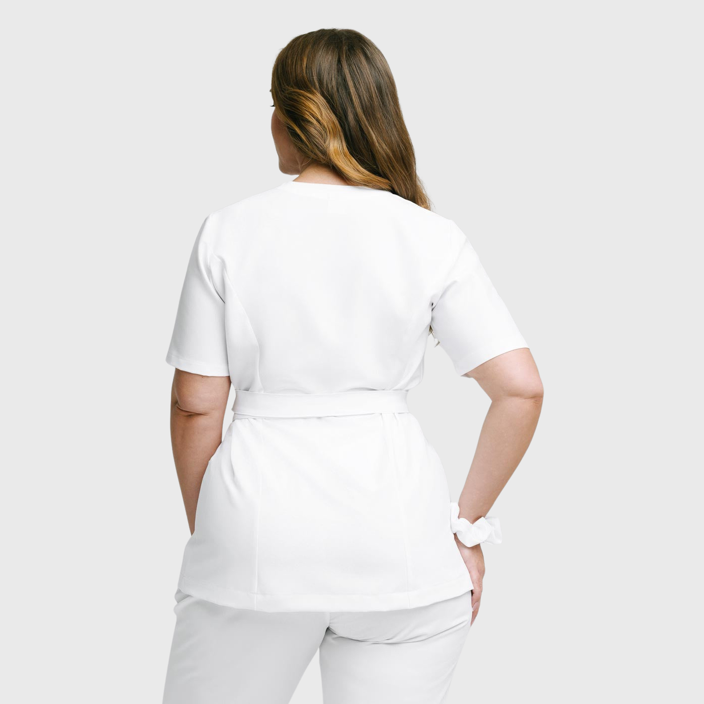 Women's Stylish Waist Adjustable Scrub Top