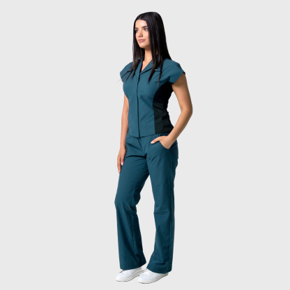 Women's Five Pockets Straight Leg Scrub Pants