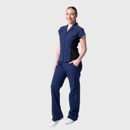 Women's Five Pockets Straight Leg Scrub Pants