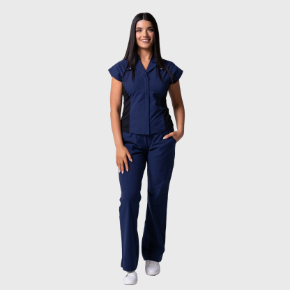 Women's Five Pockets Straight Leg Scrub Pants